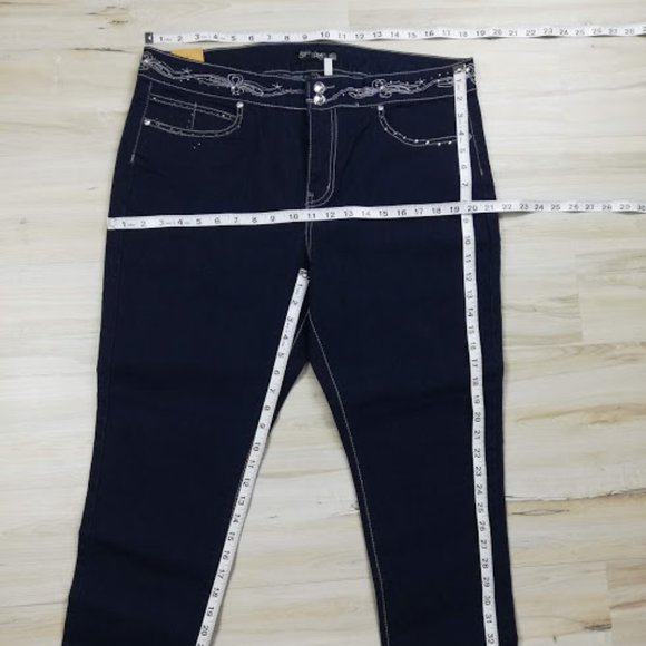 Straight Leg Denim Pants - Picture 12 of 13